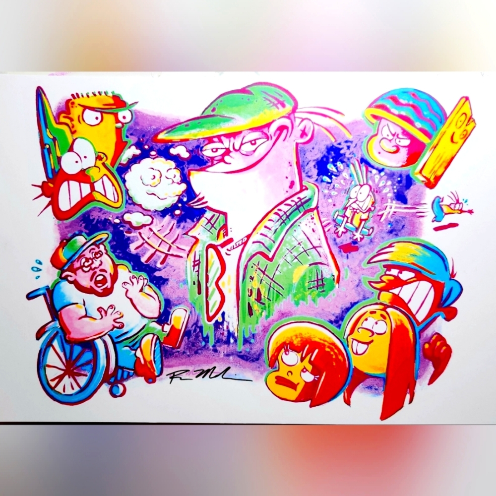 2025 Ed Edd n Eddy EXCLUSIVE Nostalgia Con Poster #2 *SIGNED*
